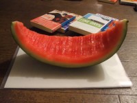 Watermelon。考えてみたら、なんで「水のメロン」なんでしょうね。